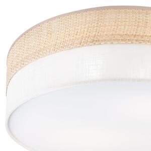 Таванно осветително тяло SIRJA BOHO 2xE27/15W/230V Ø 45 см бежово/кремаво