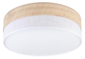 Таванно осветително тяло SIRJA BOHO 2xE27/15W/230V Ø45 см бежово/бяло