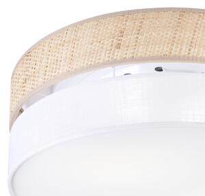 Плафон SIRJA BOHO 2xE27/15W/230V Ø 45 см бежово/бяло
