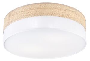 Таванно осветително тяло SIRJA BOHO 2xE27/15W/230V Ø45 см бежово/бяло