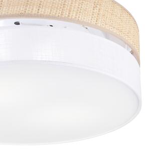 Плафон SIRJA BOHO 2xE27/15W/230V Ø 45 см бежово/бяло