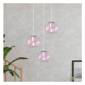 Eglo 901921 - Висящ полилей ARISCANI 3xE27/60W/230V, лъскав хром