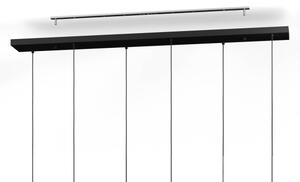 Eglo 901926 - Полилей на кабел ARISCANI 10xE27/60W/230V черен/бежов/димчат