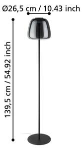 Eglo 901196 - LED RGBW димируема подова лампа ALFERO-Z LED/15,5W/230V опушена