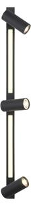 Schöner Wohnen 11794-18 - LED точково осветително тяло DANTE 3xGU10/10W+LED/14,4W черно