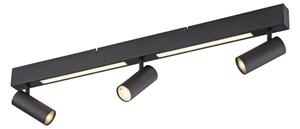 Schöner Wohnen 11794-18 - LED точково осветително тяло DANTE 3xGU10/10W+LED/14,4W черно
