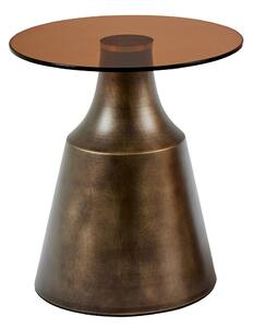 Кафява стоманена кръгла масичка за кафе ø 45 cm Dunsley – Actona