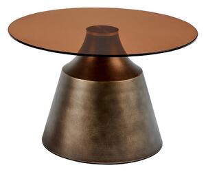 Кафява стоманена кръгла масичка за кафе ø 70 cm Dunsley – Actona
