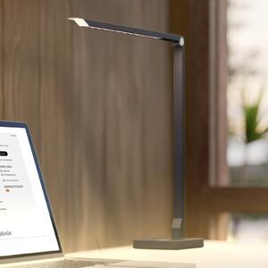 Molto Luce LED лампа за бюро FLOYD PRO, черна, 55 см, CCT, с регулиране на яркостта, Затъмняване, Черен, кабинет / офис, Алуминий, Модерен