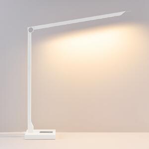 Molto Luce LED лампа за бюро FLOYD PRO, бяла, 55 см, CCT, с регулиране на яркостта, Затъмняване, Бял, кабинет / офис, Алуминий, Модерен