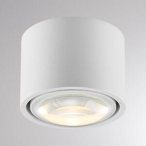 Molto Luce LED лампа за външен монтаж на таван MAG MINI, бяла, Ø 9 см, CCT, с възможност, Затъмняване, Бял, Баня, Алуминий, Модерен