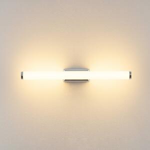 Molto Luce LED стенна лампа VINA S, хромиран цвят, ширина 40 см, IP44, CCT, Металик, Баня, Алуминий, Модерен