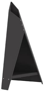 VidaXL Огнен ям Pyramid 58x36x100 см Стомана