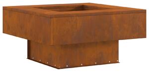 VidaXL Квадратно Огнище 60x60x30 см от Weathering Steel