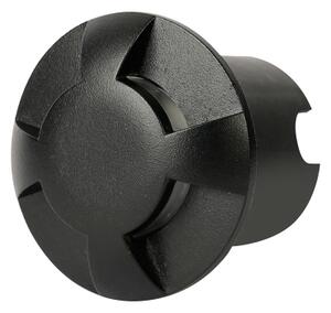 Brilagi - LED външно осветително тяло за настилка GROUNDRAY LED/1W/230V черно IP67