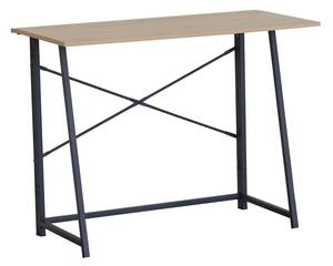Сгъваемо бюро, Siklo, черно, 46x100x75,5 см