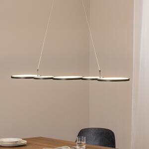 Milagro Lighting LED висяща лампа Olympia, метал, черна, 4000 K, Черен, Дневна/трапезария, Метал, Модерен