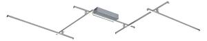 RABALUX Negan, ind.ceil. LED40W, L178cm, H11,5cm - 71020