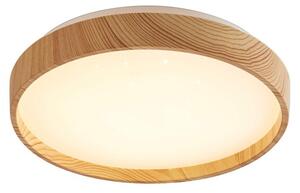 RABALUX 71143 Leana2, плафон LED 12W, 3000К, D26cm, с ефект на дърво, звезден ефект - 71143