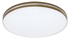 RABALUX 71177 Oscar2, плафон LED 18W, 3000К, кръг, 34см, кафяво, звезден ефект - 71177