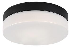 RABALUX Gaelo, indoor ceiling lamp, black metal lamp with white plastic shade, 15W, with shade: 1150lm, without shade: 1500lm, 4