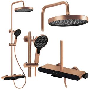 Комплект за душ REA Farel Brush Copper