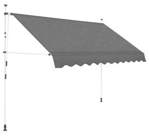 Ръчно прибиращ се сенник, 300 см, антрацит