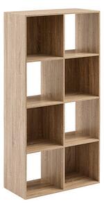 Рафт 5five Mix'n Modul, 8 отделения, MDF, 68x32x134 cm - Дъб