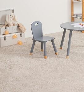 Детско столче Atmosphera Sweet, MDF - Сив