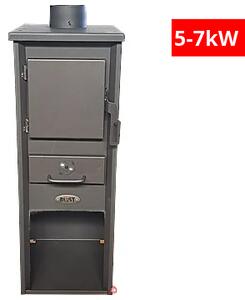 Печка на дърва Blist EKONOMIK LM N, Антрацит 5-7kW