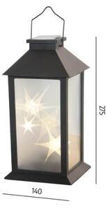 LED соларно висящо осветително тяло CANDELIO STAR LED/1xAA 2700K IP44 200 mAh