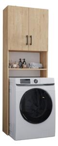 Мебел за пералня Holton TopMebel от меламин в цвят сапфирен дъб 65,5x30x180см