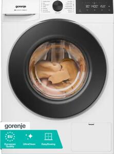 Пералня Gorenje WG474A21, клас B, 7 кг капацитет, 1400 оборота в минута, 15 програми, Wi-Fi, с пара, бяла
