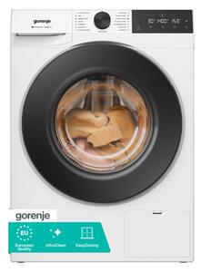 Перална машина Gorenje WG484A31, клас A, 8 кг. капацитет, 1400 оборота в минута, 15 програми, свободностояща, 60cm ширина, SteamTech, FabricCare, ConnectLife, бяла