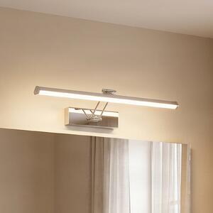 Lindby Sanya LED светлина за огледало, 60 cm, Металик, Баня, Метал, Модерен
