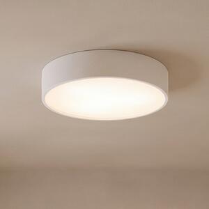 TEMAR LIGHTING Таванна лампа Cleo 400, IP54, Ø 40 cm бяла, Затъмняване, Бял, Дневна/трапезария, Метал, Модерен