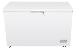 Фризер Crown CHF450 E, клас E, 442 л. обем, свободностоящ, 276 kWh/годишно, функция за бързо замразяване, бял
