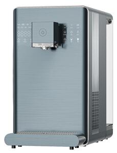 Диспенсър за вода ELIXIR Pro Plus, 2200W, Затопляне 18 л/ч, 42-90°C, UVC стерилизация, Дисплей, Многостепенна филтрация, Компресорен, Сиво-син/графит