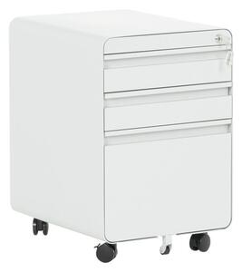 Офис контейнер Carmen CR-1808 K, 3 бр. чекмеджета, заключване, прахово боядисан, метален, сив