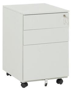 Офис контейнер Carmen CR-1805 J SAND, 3 бр. чекмеджета, заключване, прахово боядисан, метален, сив