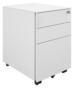 Офис контейнер Carmen CR-1814 ZH, 3 бр. чекмеджета, заключване, прахово боядисан, метален, сив