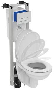Seva Fresh WC комплект за вграждане (структура+бутон+тоалетна чиния+седалка)