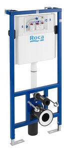 Roca WC комплект за вграждане INSPIRA SQUARE RIMLESS, капак забавено падане, структура DUPLO