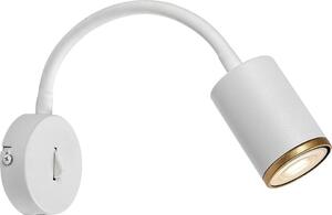 Rabalux 73110 - Стенно точково осветително тяло NOLIE 1xGU10/15W/230V бяло