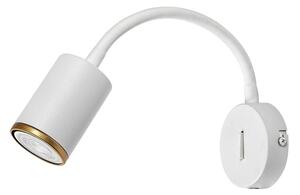 Rabalux 73110 - Стенно точково осветително тяло NOLIE 1xGU10/15W/230V бяло