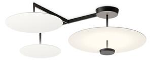 Vibia Flat LED осветление за таван с 4 светлини Ø 55 cm бяло