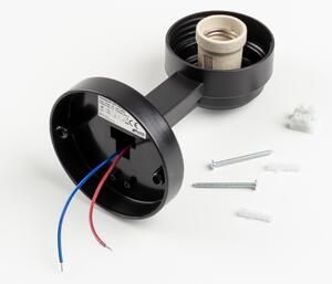 Brilagi-LED RGBW Външно стенно осветително тяло HARBOR 1xE27/9W/230V IP33черно/бяло
