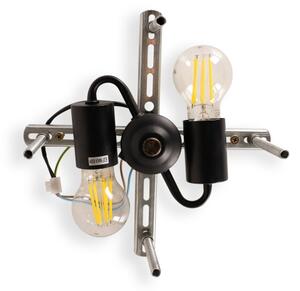 Brilagi - Tiffany витражен плафон SUNFLOWER 3xE27/60W/230V Ø 40 см