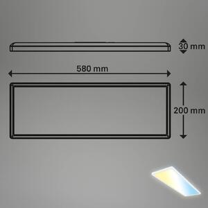 Интелигентно LED осветление за таван Tava, 58x20 cm, CCT, с възможност за