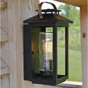 Quintiesse QN-ATWATER-S-BK - Външна стенна лампа ATWATER S 1xE27/60W/230V IP44 черна